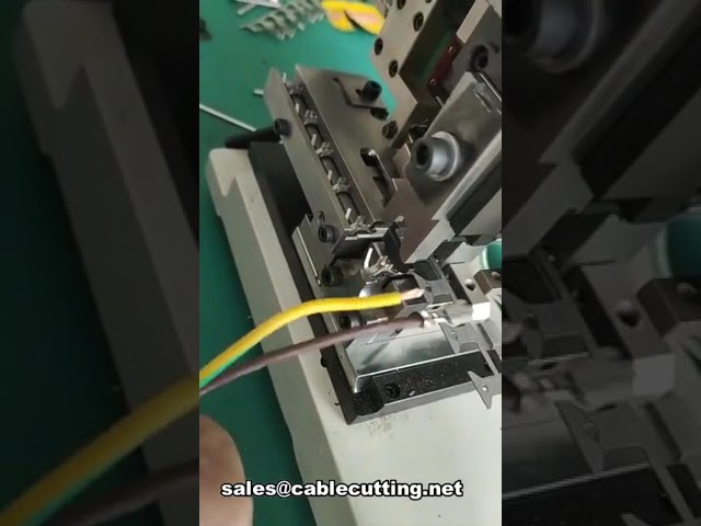 Aplicador neumático de crimpado TA-20-F para terminales tipo bandera - Máquina eficiente para automatización de cables