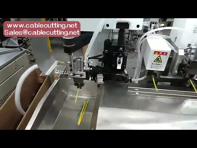 Máquina Pelacables y Crimpadora Automática de Presión 2T para Alta Producción