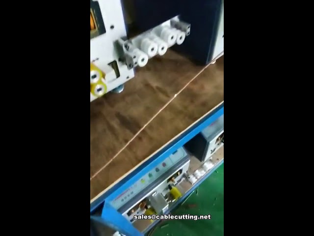 Máquina peladora automática de cables de 12 secciones - Pelado intermedio de alta precisión