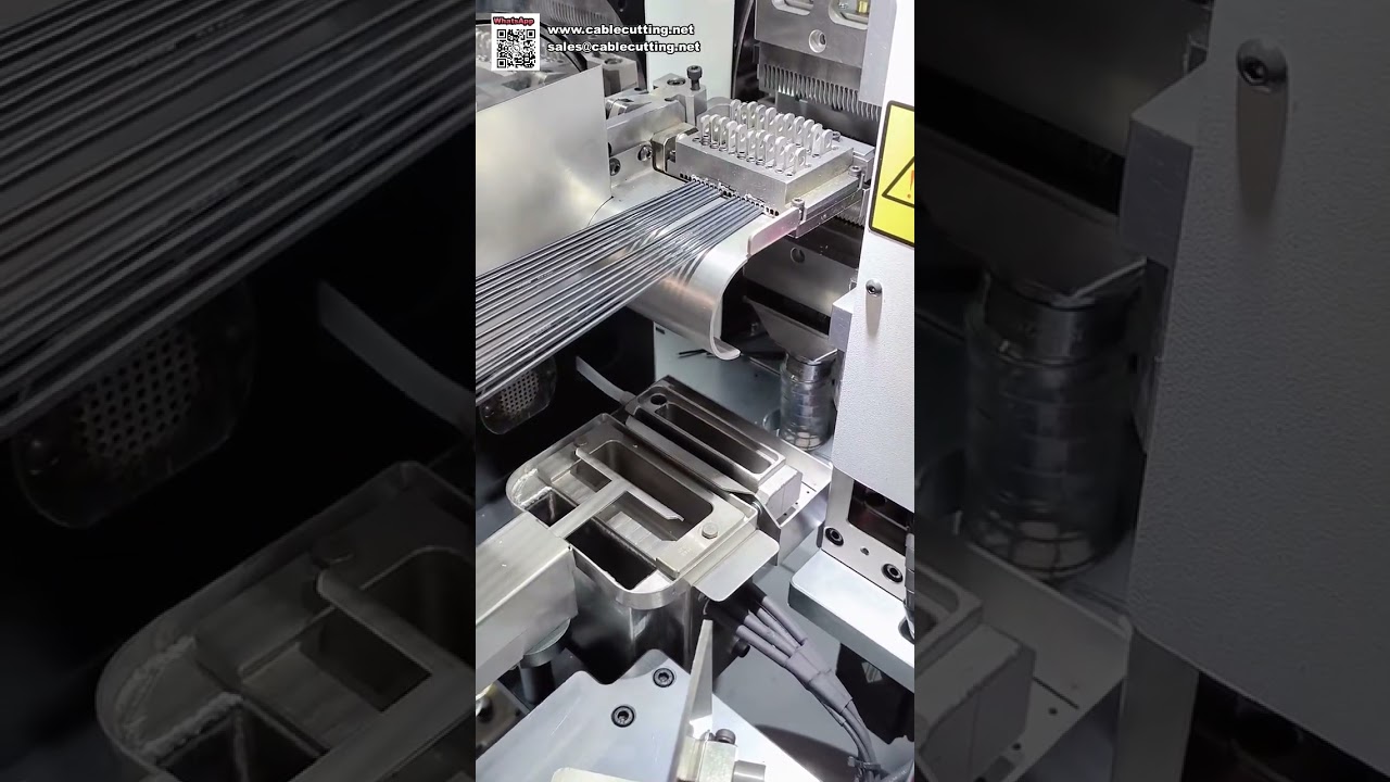 Máquina de Crimpado e Inserción de Terminales Multihilo para Procesamiento Simultáneo