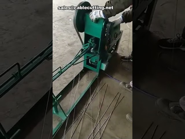 Máquina de Corte y Enderezado de Acero Inoxidable | Equipo de Enderezado Metálico Industrial