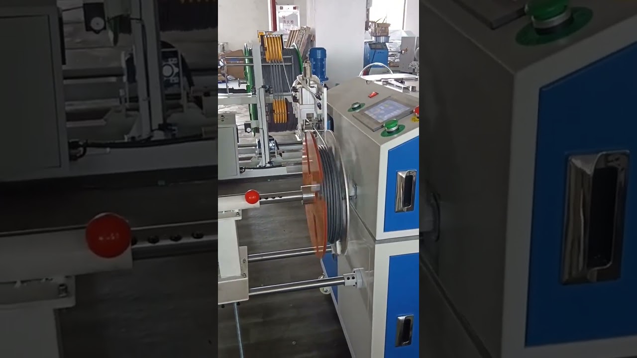 Máquina Automática de Contar, Travesar, Cortar y Bobinar Cable con Desbobinador de 500kg para Cable de 1mm