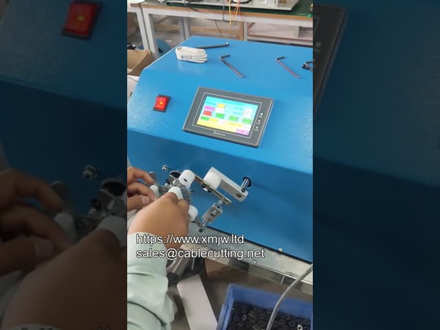 Máquina Automática WPM 80b 2022: Fabricación, Bobinado y Empaquetado de Cables USB y de Datos