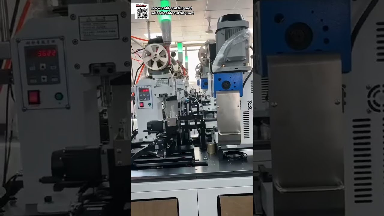 Máquina todo en uno: retorcido automático de cables, crimpado de terminales e inserción de conectores