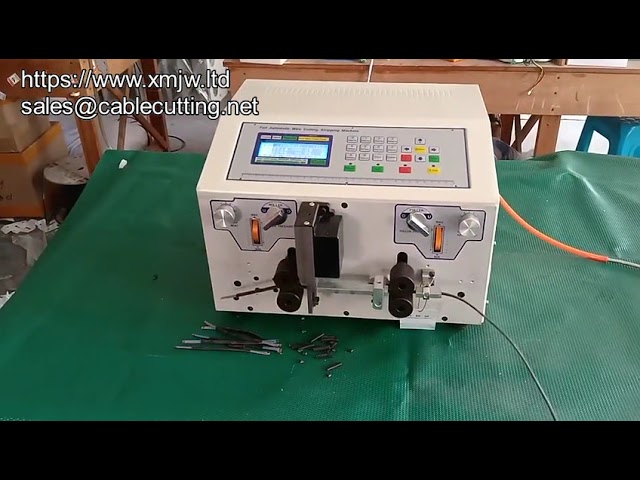 Máquina Automática de Corte y Pelado de Cables para Bobinado de Motores Eléctricos - 2 Capas Chaqueta Plana