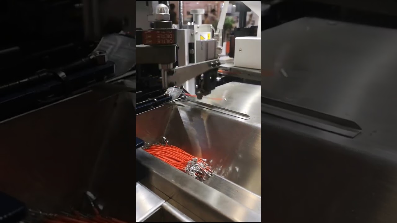 Máquina de crimpado de terminales servo completa: rápida y silenciosa para fábricas #fábrica #maquinaria