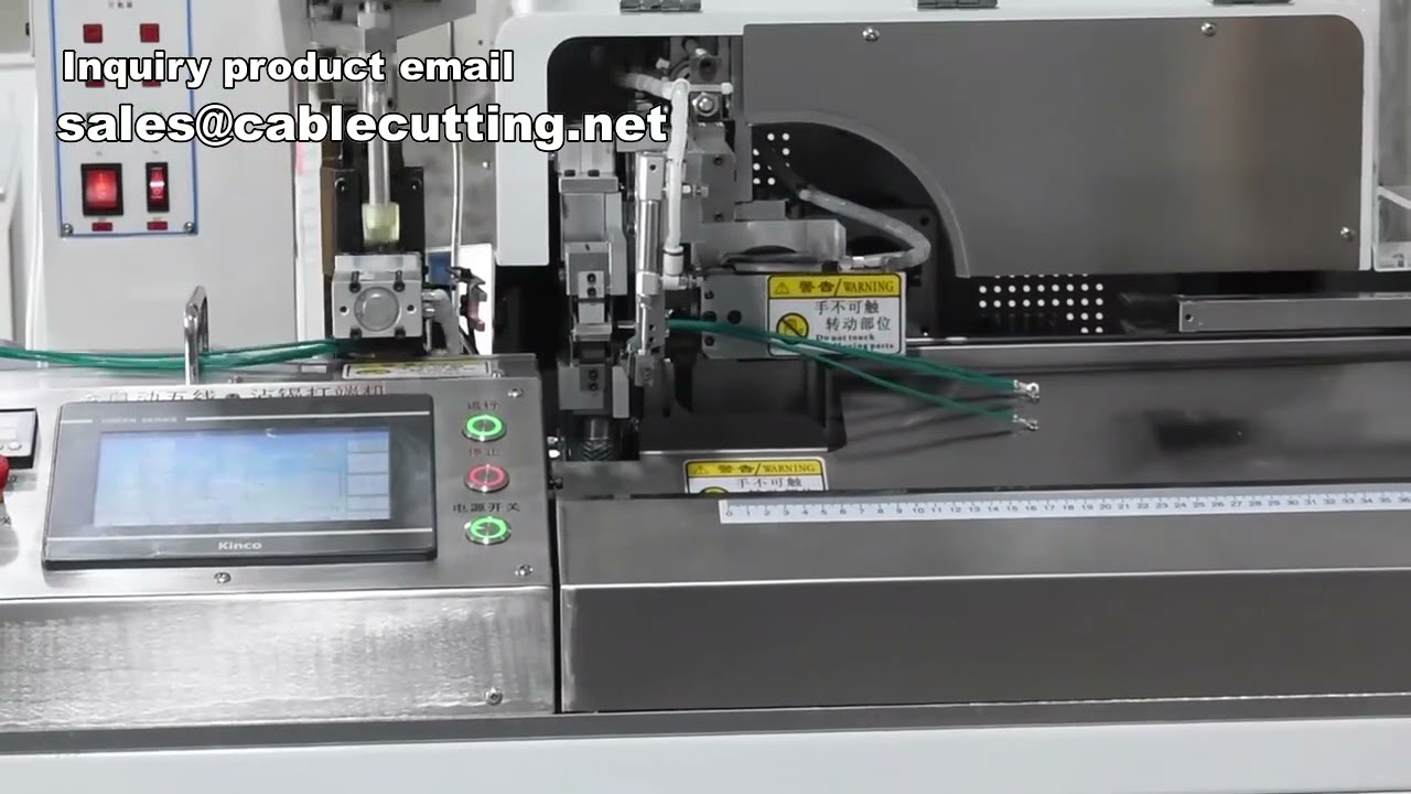 Máquina de Estañado y Soldadura de Cables | Crimpadora Multifunción para Procesamiento Industrial