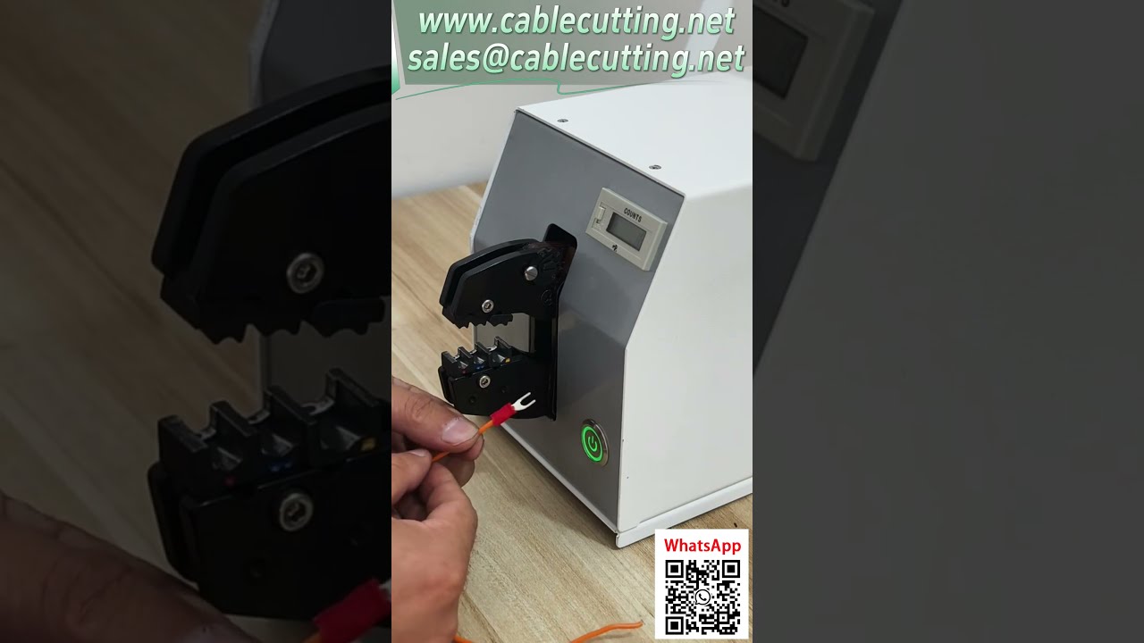 【65EC Crimpadora Eléctrica】2.5 Toneladas de Fuerza | 180W | 0.25-16 mm² | 2 Segundos por Ciclo