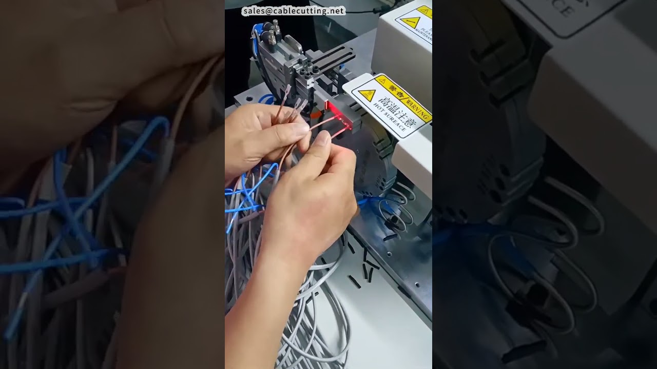 Máquina automática de inserción y termorretracción de tubos: 1600 piezas/hora y ahorro de 3 operarios