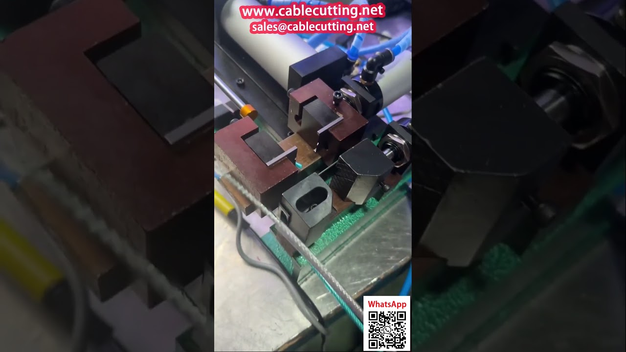Máquina neumática para pelar cables de acero con revestimiento de PVC