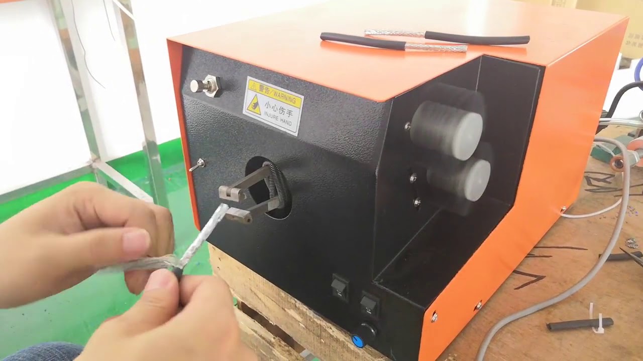 Máquina enderezadora y trenzadora de cepillos de blindaje de cable WPM 03B