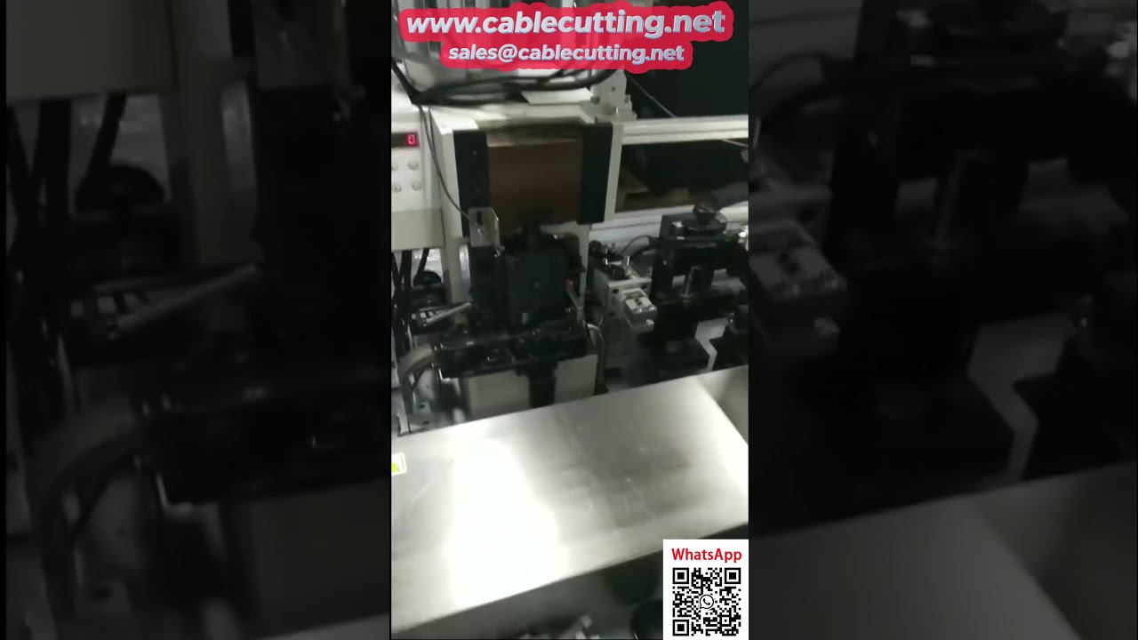 Máquina de Crimpado Doble e Inserción de Carcasa con Detección Visual y de Presión - Alta Precisión Automatizada