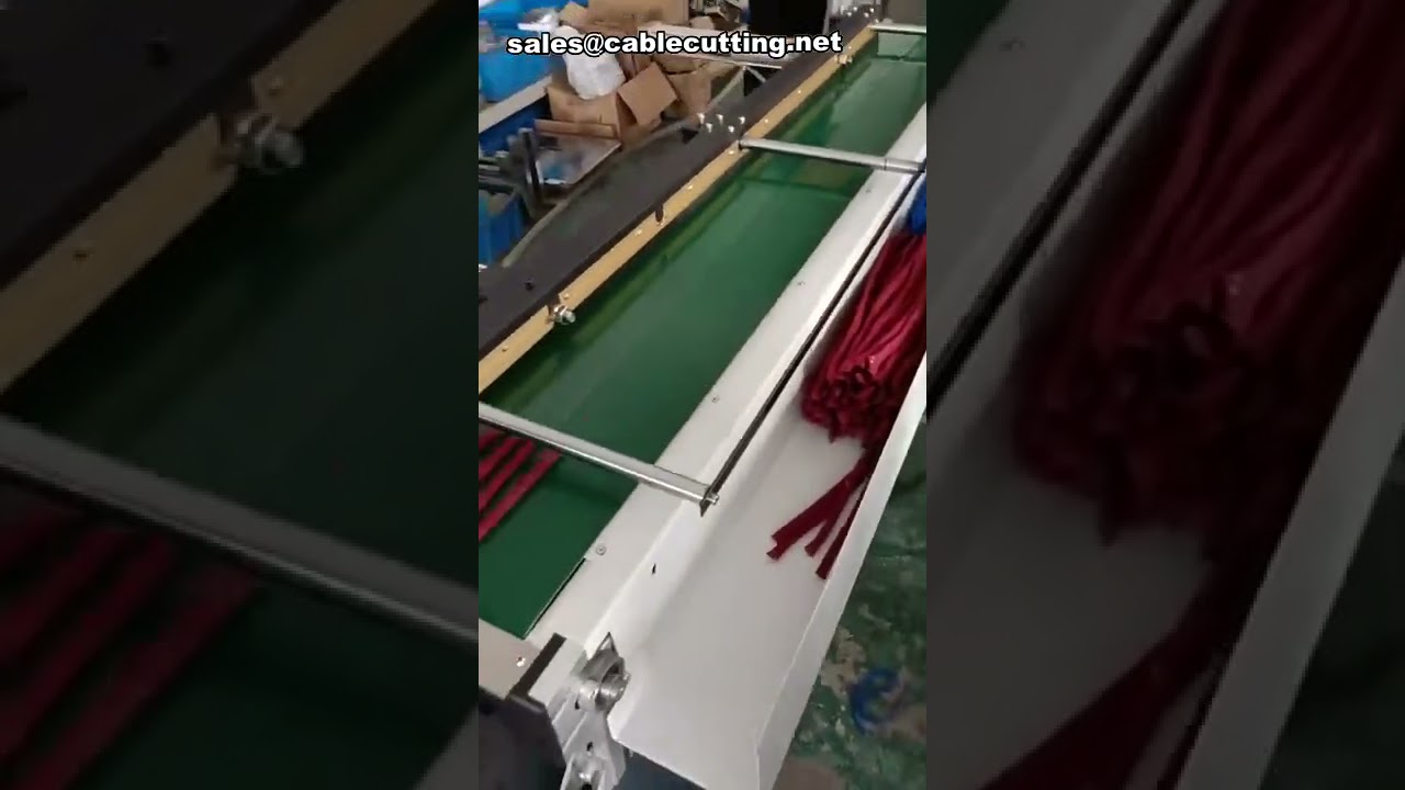 Máquina de corte ultrasónico para cuerdas y cintas | Cortadora industrial de alta precisión