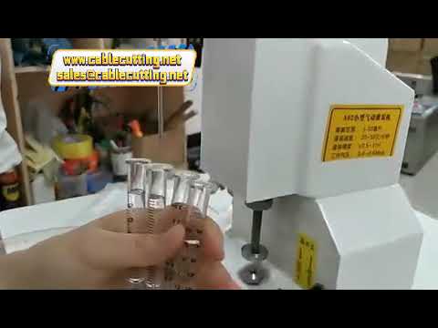 Máquina llenadora manual A02 A03 para tubos de brillo labial de 5 a 50g