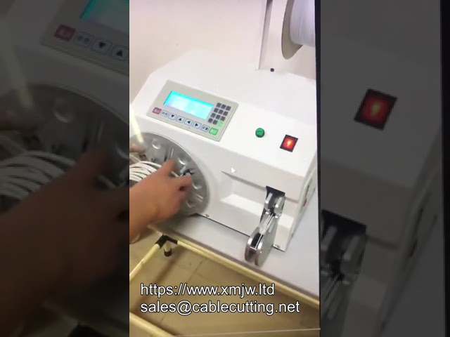 WPM 90: Máquina Semiautomática de Bobinado y Enrollado de Cables con Doble Alambre