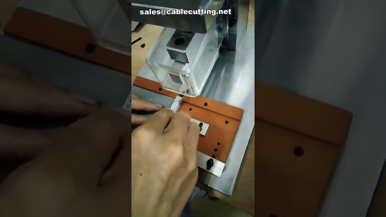 Máquina de crimpado automática para cable plano IDC de 2.54mm | Crimpadora eficiente