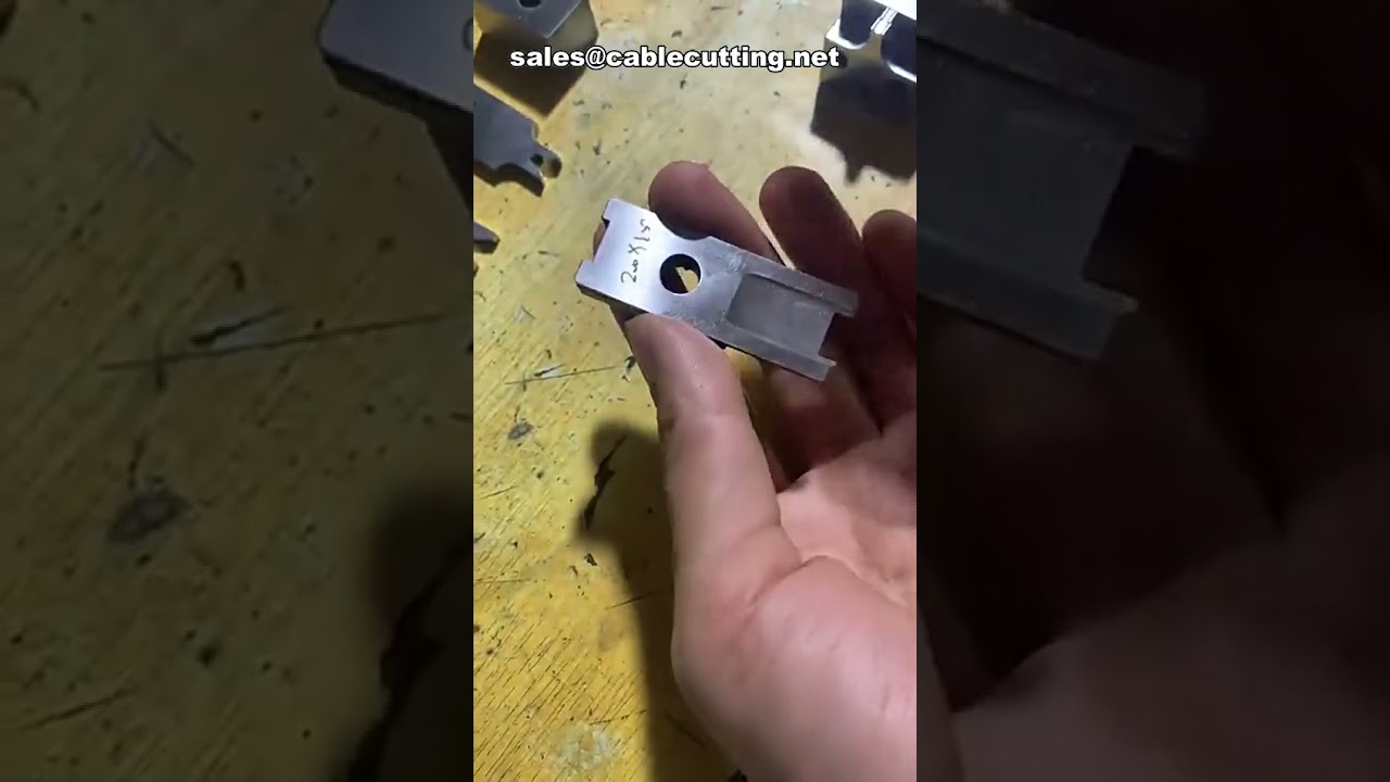 Molde Personalizado de Cuchilla para Terminales de Prensado en Frío | Cuchilla de Corte para Crimpadora Automática
