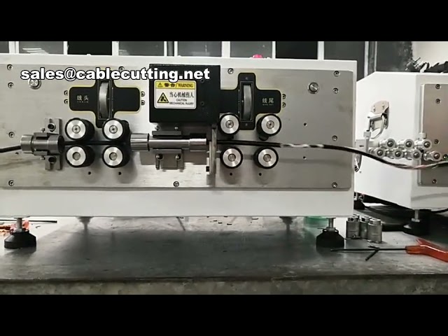 Máquina Pelacables y Cortacables de Ocho Ruedas para Cable Eléctrico, Nueva Energía y BVBVRPVC