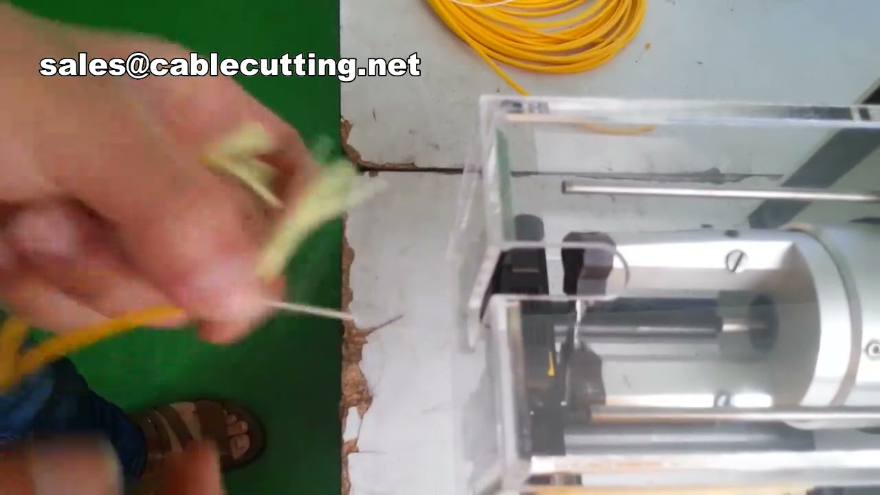 Máquina Peladora y Fabricadora de Cable Coaxial Micro, Equipo de Precisión para Cables Coaxiales