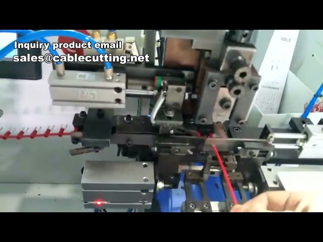 Máquina automática de corte, pelado y crimpado | Equipo de crimpado de terminales