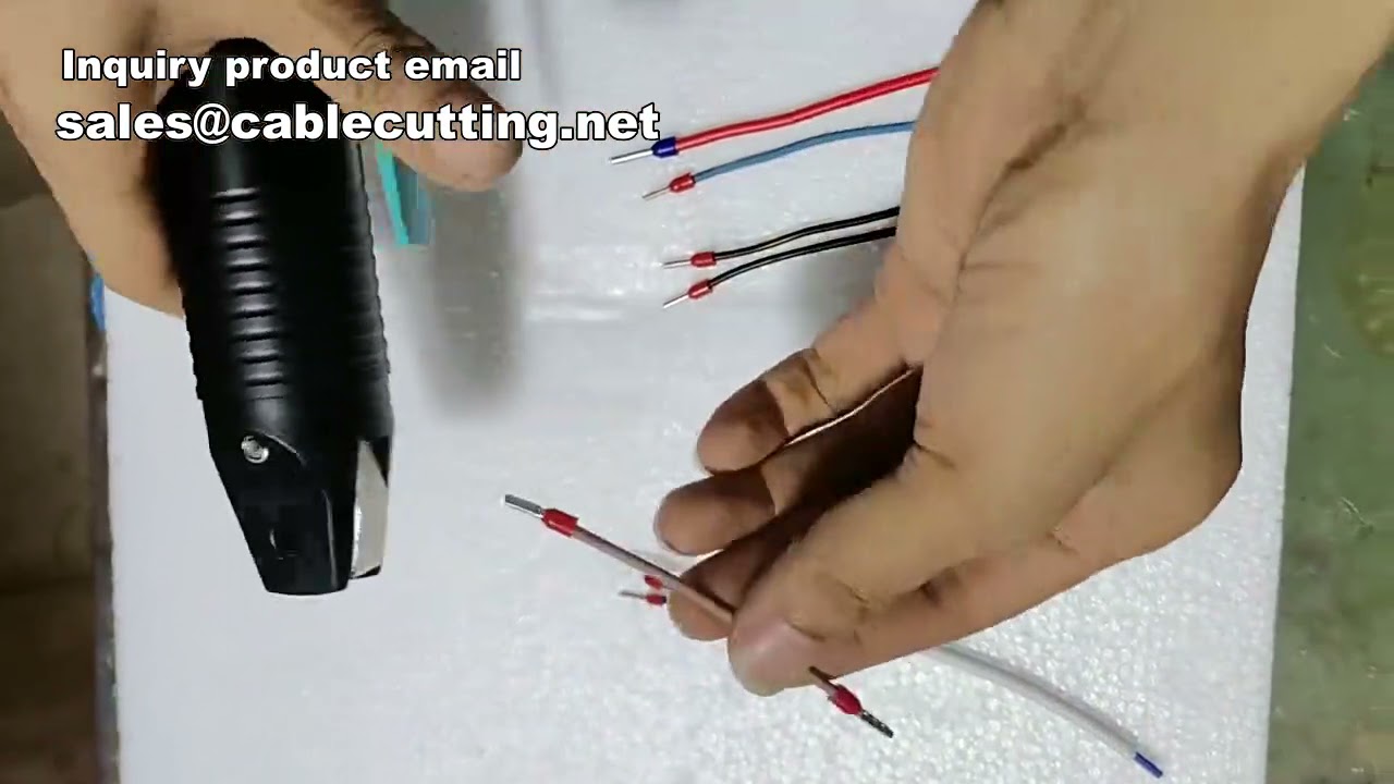 Crimpadora portátil para conectores y terminales aislados | Herramienta profesional JST