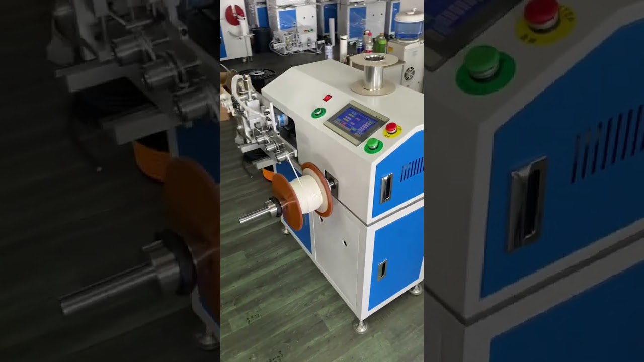 Medición precisa y enrollado ordenado de alambre en bobinas | Máquina de fábrica eficiente