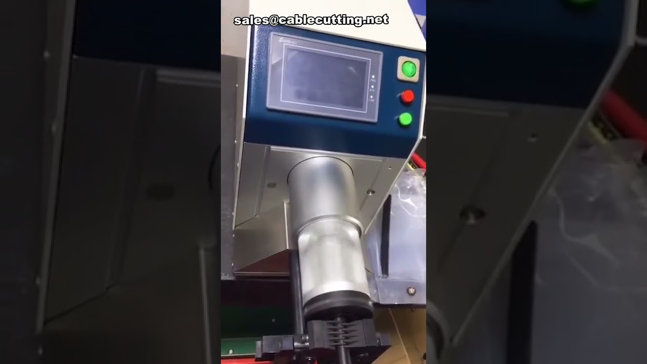 Máquina peladora de cable coaxial para cables en espiral | Proceso industrial eficiente