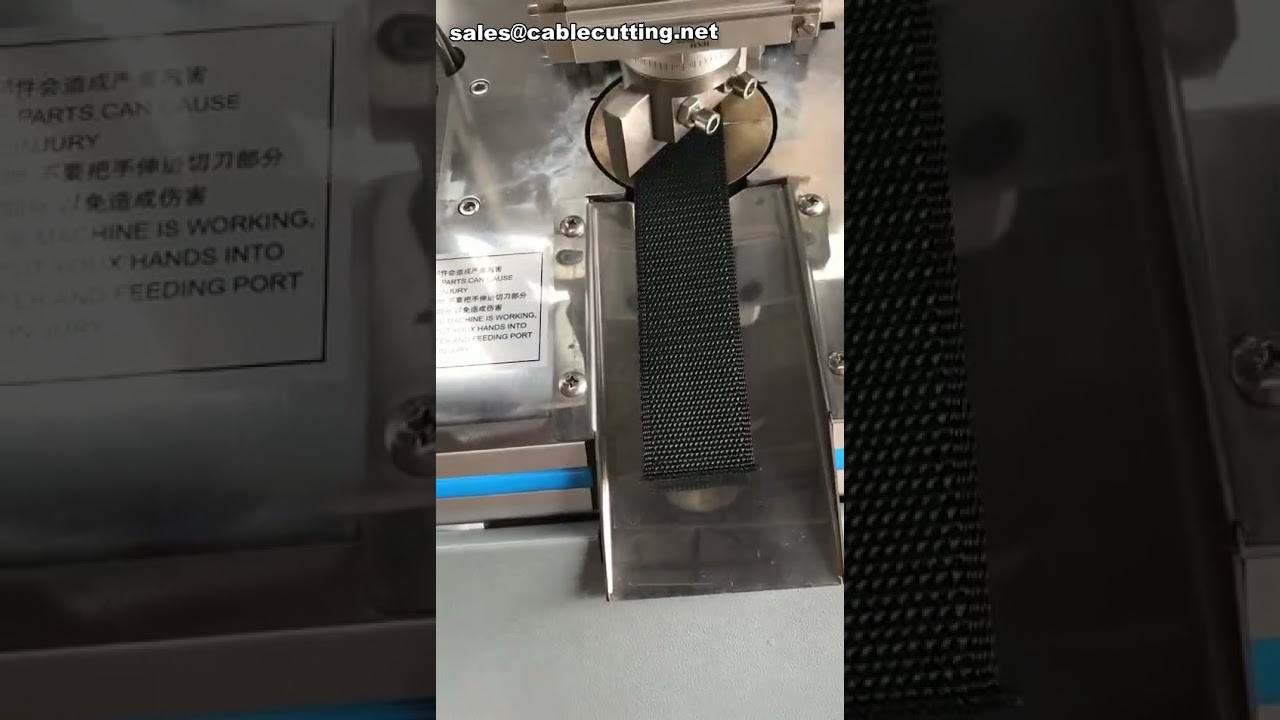 Ultrasonic Cutting Auto Belt Cutting Machine for Smooth and Even Surfaces