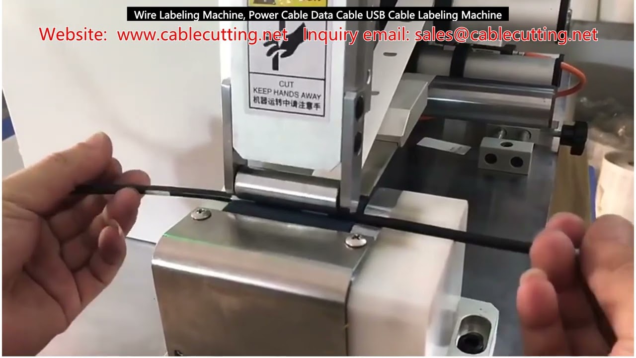 Máquina Etiquetadora de Cables Eléctricos, de Datos y USB | Identificación Automática