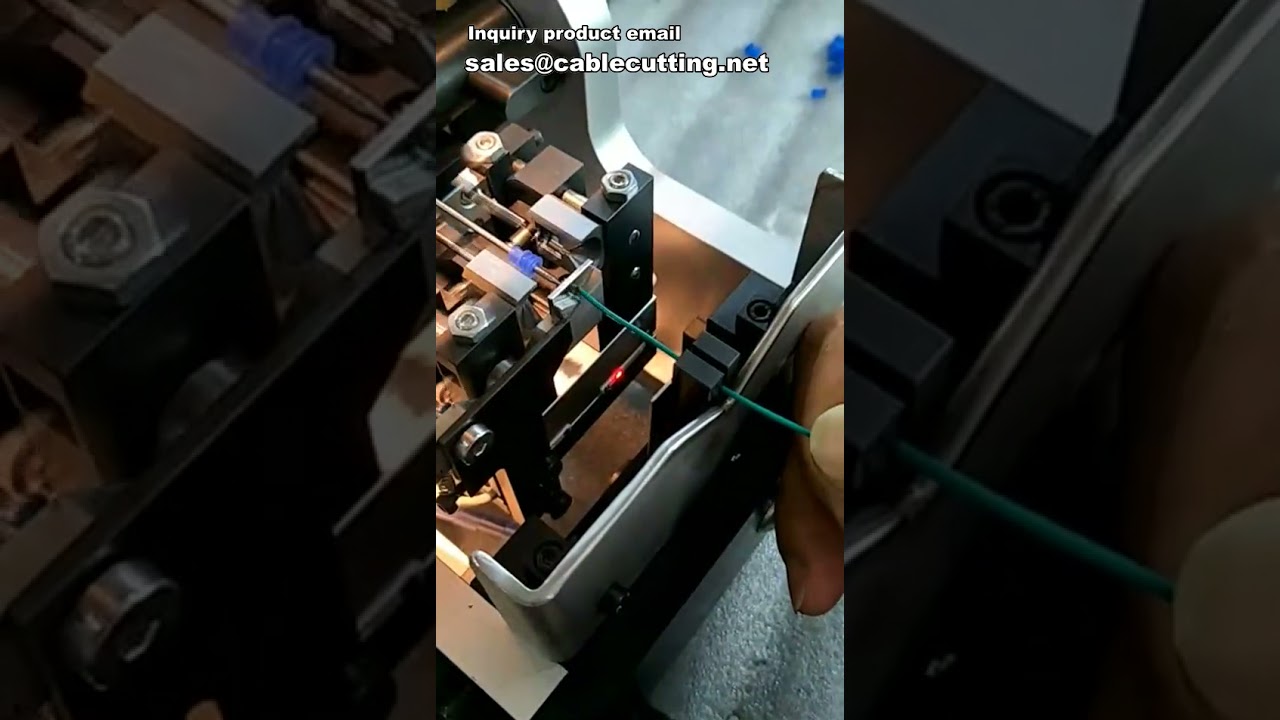 Máquina Insertadora y Crimpadora de Sellos de Cable Impermeables | Equipo Automatizado para Procesamiento de Cables