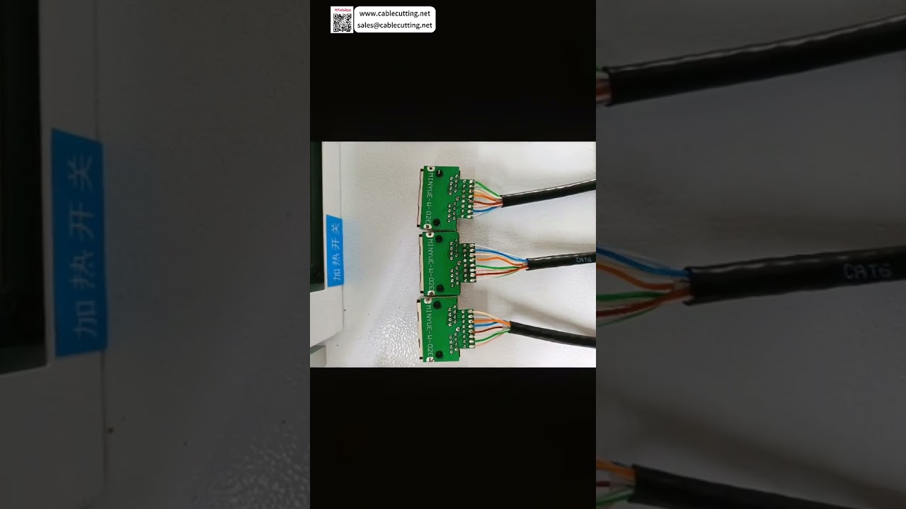 Máquina de Soldadura Semiautomática para Cable de 8 Núcleos | Operación Rápida en 2 Pasos