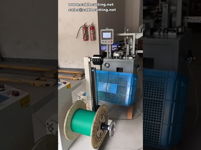 Máquina de desenrollado 60KG, cortadora y peladora de cables, cortadora de tuberías y máquina de terminales - Automatización eficiente