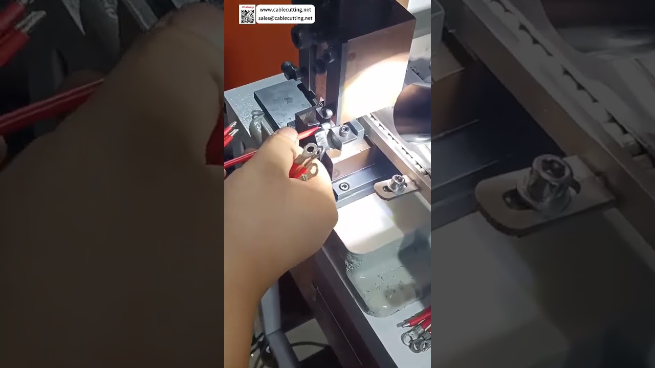 Máquina de Crimpado de Terminales de Anillo con Copa Vibratoria | Alimentación Automática Rápida
