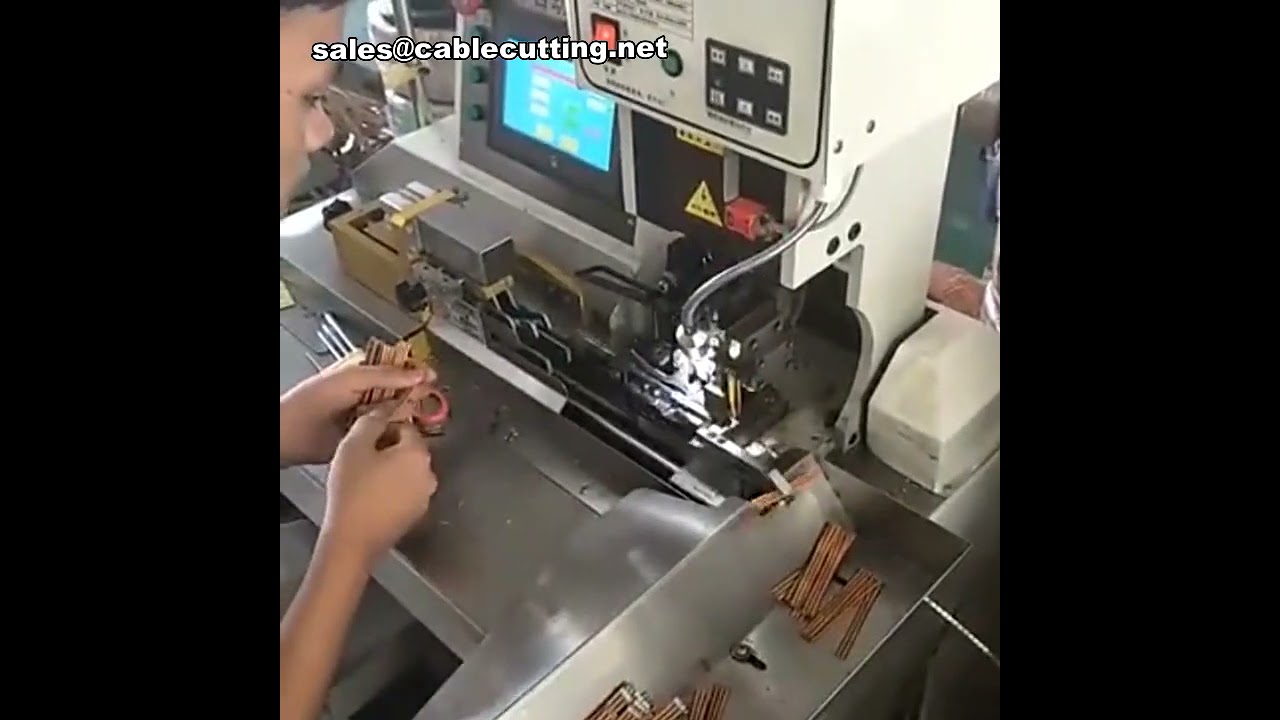 Multiple Lines Crimping Machine, Multiple Lines Stripping and Crimping, Cable Crimping Machine