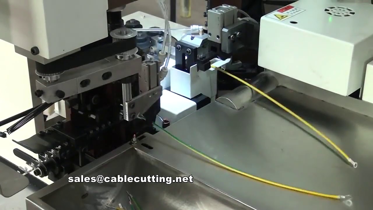 Fully Automatic Dual-Head Wire Stripping and Terminal Crimping Machine