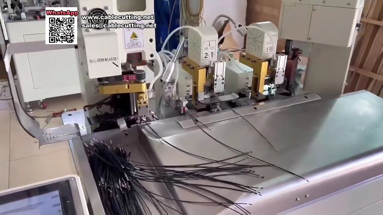 Máquina Inteligente 2 en 1 de Crimpado de Terminales para Líneas de Fabricación de Arneses