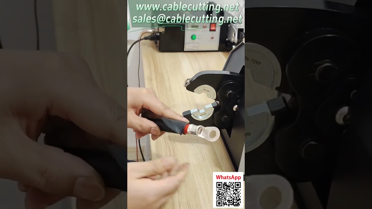 Prensa Neumática para Terminales de 120mm² y 300A - Herramienta Eléctrica Industrial
