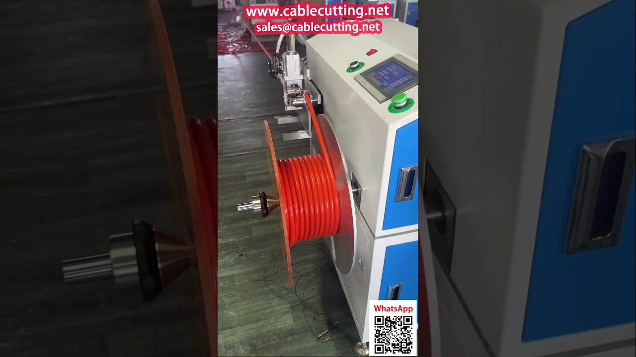 Máquina Enrolladora y Contadora de Mangueras de Alta Presión con Alineación Automática