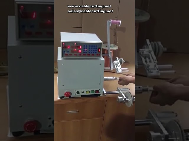 Bobinadora Automática CNC para Cables – Máquina de Bobinado de Alambre 0.01-1.0mm 110V/220V