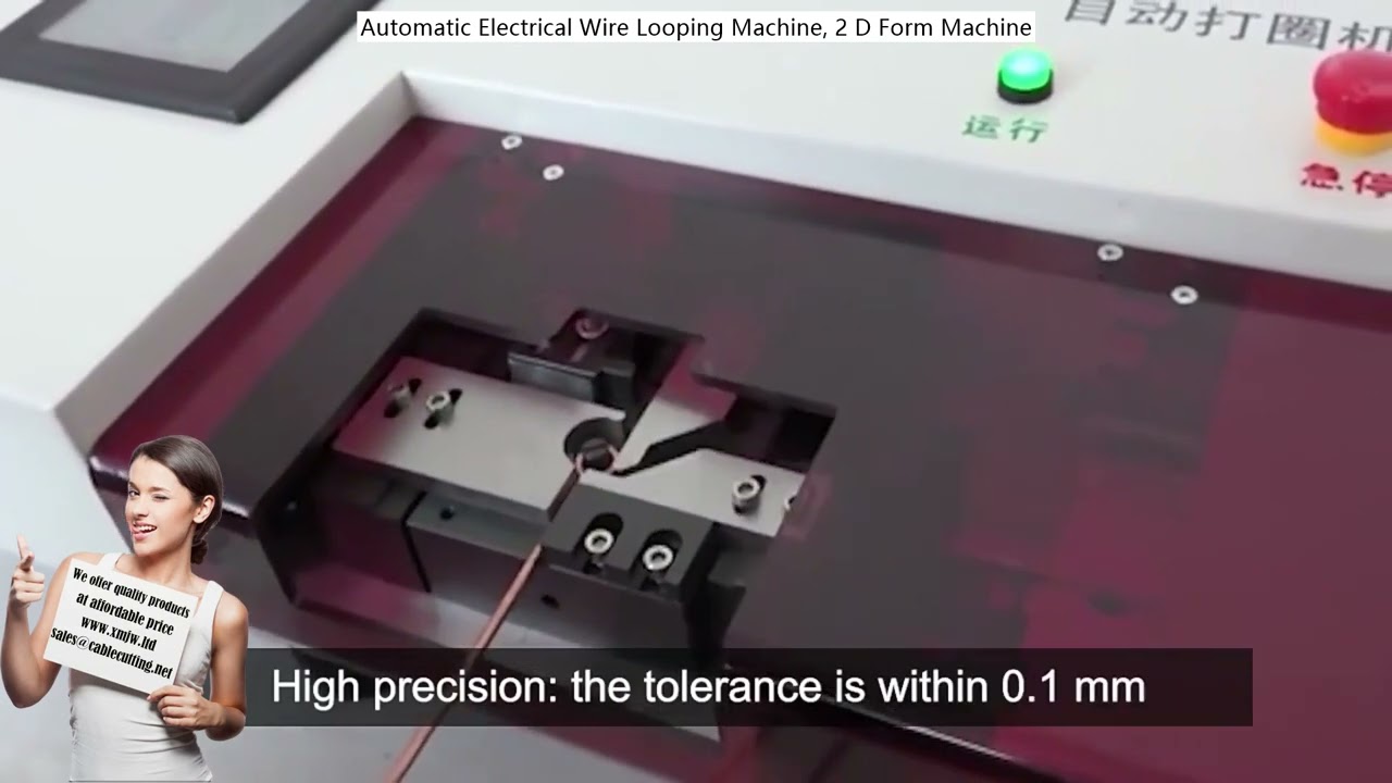 Máquina Automática para Hacer Bucles de Cable Eléctrico | Máquina de Formado 2D