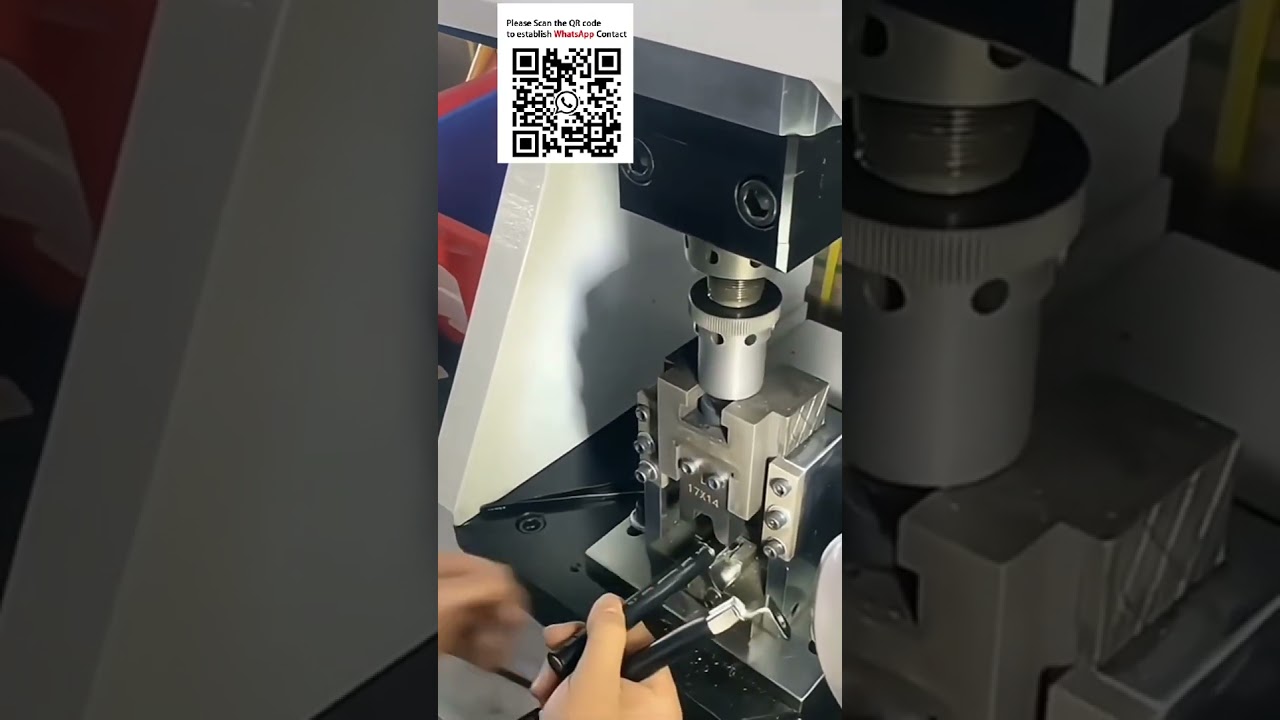 Prensa de Crimpado Servo de Alta Precisión para Arneses de Vehículos Eléctricos #EquiposAutomáticos
