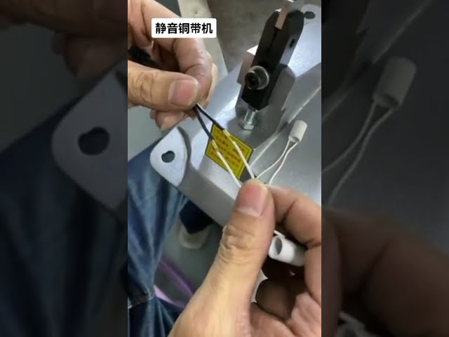 Máquina silenciosa de empalme a tope para cintas de cobre: une diodos y otros componentes