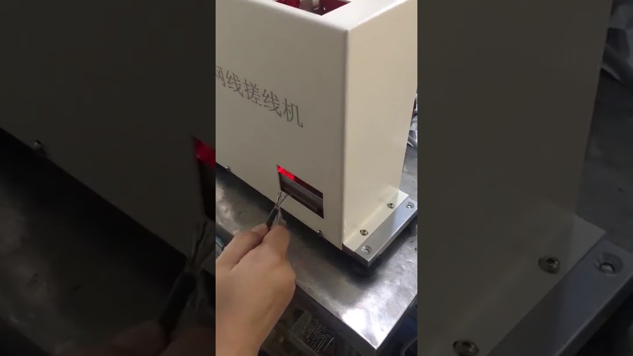 Máquina Enderezadora de Cables RJ45 Ethernet | Automatización para fabricación de cables de red