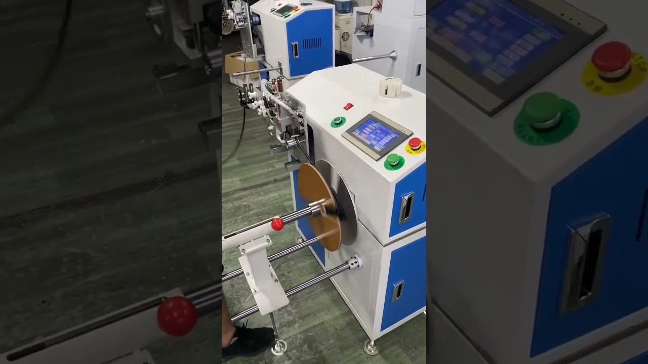 Máquina Automática de Conteo, Travesía, Corte, Bobinado y Enrollado de Cable Todo en Uno 1mm 15m