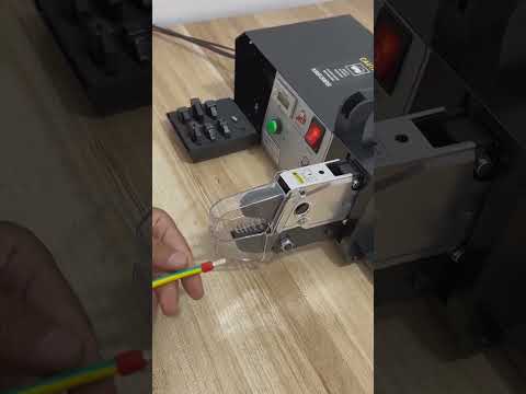 Versatile Electric Terminal Crimping Machine with Cutting, Stripping, and Crimping Functions