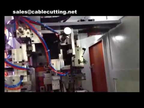 Máquina Crimpadora Automática para Insertos de Enchufe de Tres Clavijas