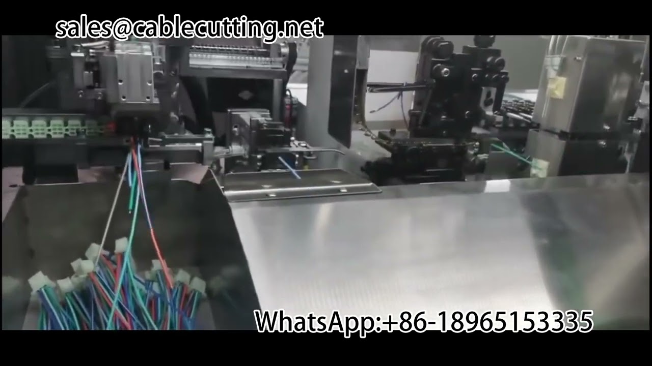 Máquina automática de inserción de terminales en carcasas | Equipo de ensamblaje de arneses | Máquina de terminales