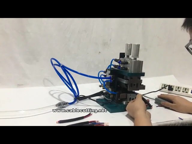 Máquina peladora de cables vertical automática WPM-3F