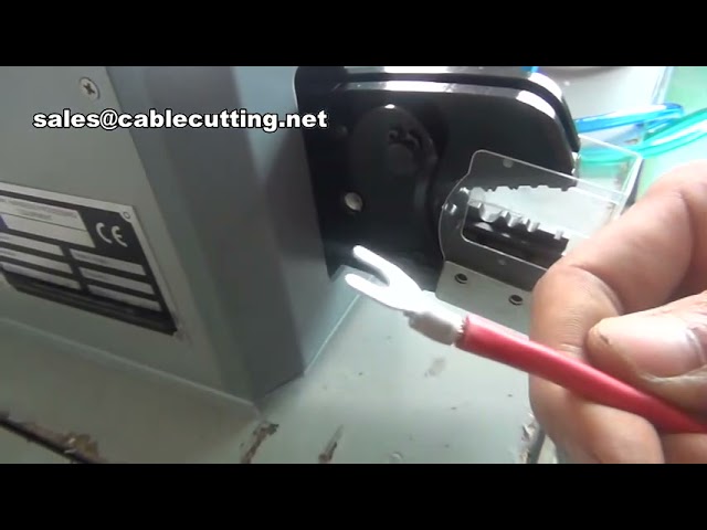 Máquina Crimpadora de Terminales Preaislados | Crimpadora Industrial Eficiente