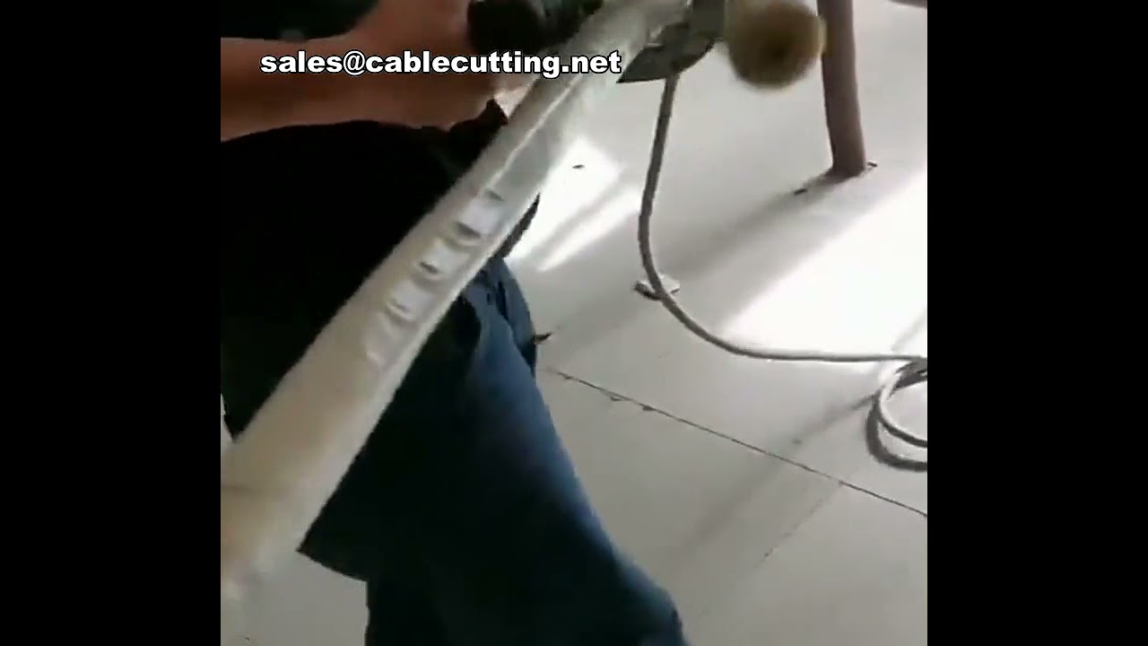 Máquina automática para atar cables de aire acondicionado - Enrollado de tubos de cobre y cintas de fijación